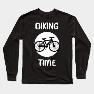 Biking Time, Cyclist Long Sleeve T-Shirt